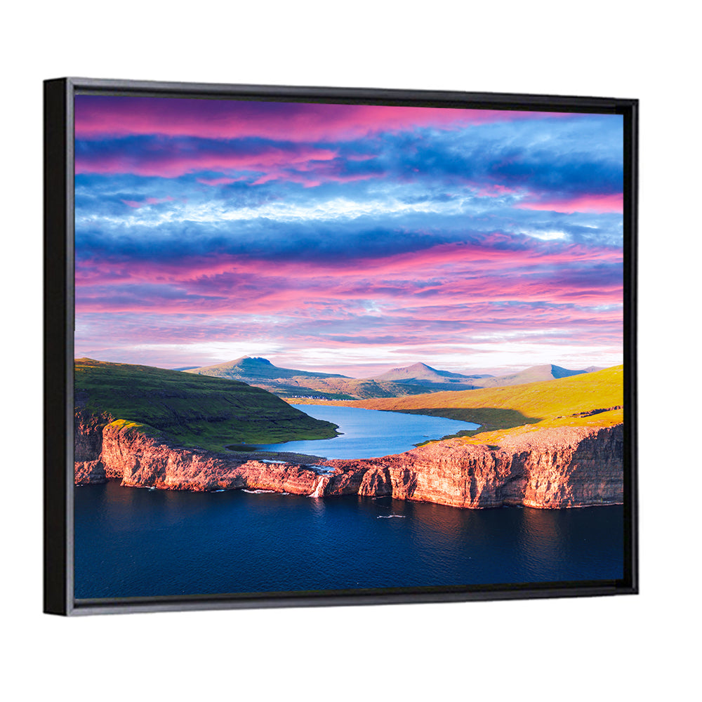 Vagar Island Sunset Wall Art