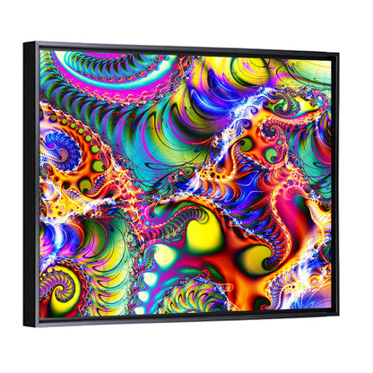 Digital Colored Abstract Wall Art