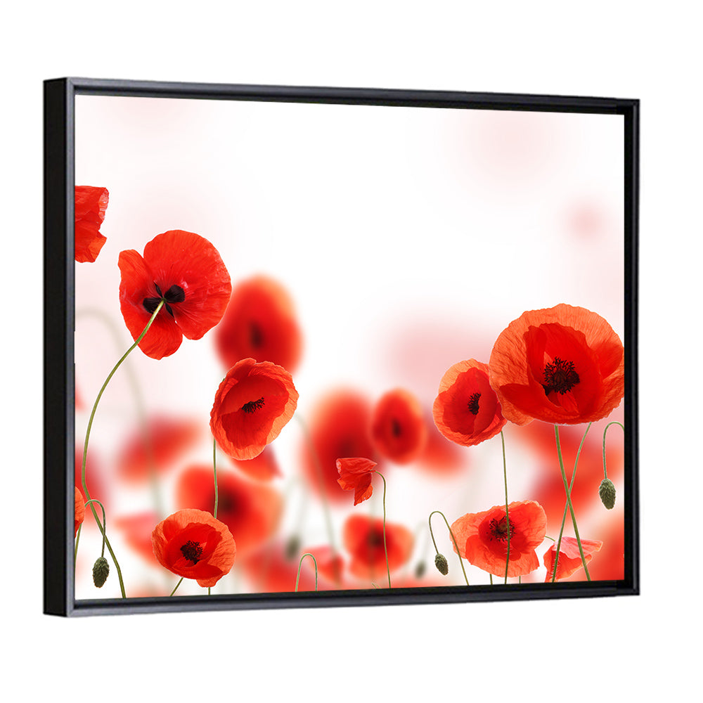Red Poppy Field Wall Art