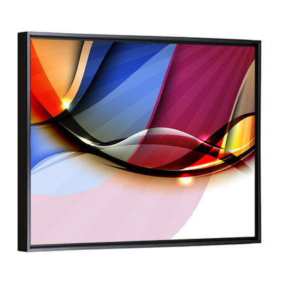 Colorful Wave Abstract Wall Art