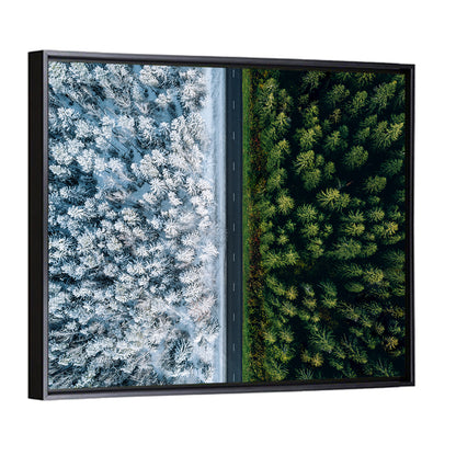 Summer & Winter Forests Wall Art