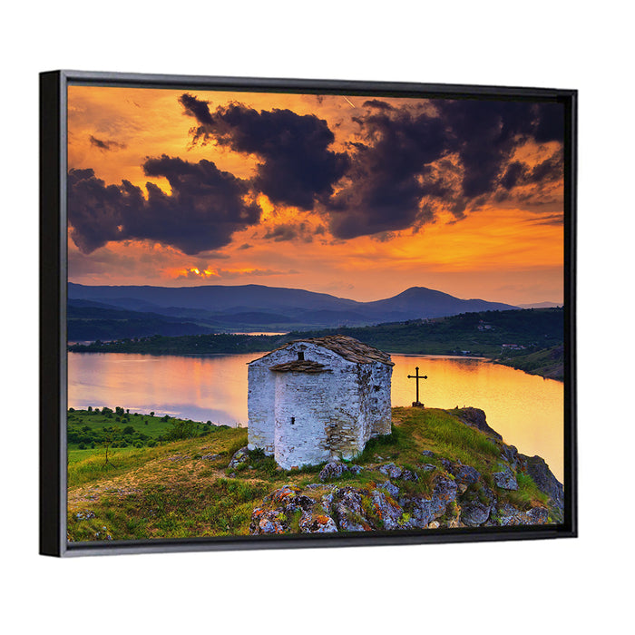 St John of Rila Chapel, Pchelitsa Wall Art as a framed canvas