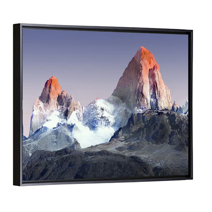 Mount Fitz Roy Wall Art as a framed canvas