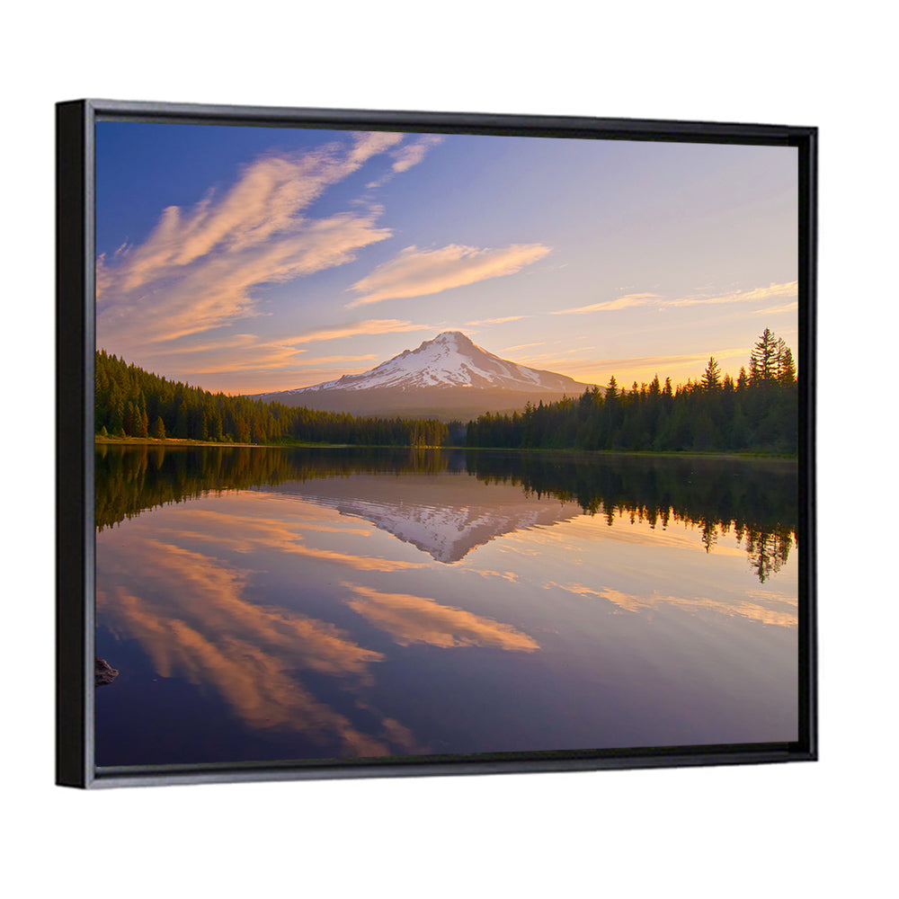 Mount Hood Reflection at Trillium Lake Wall Art