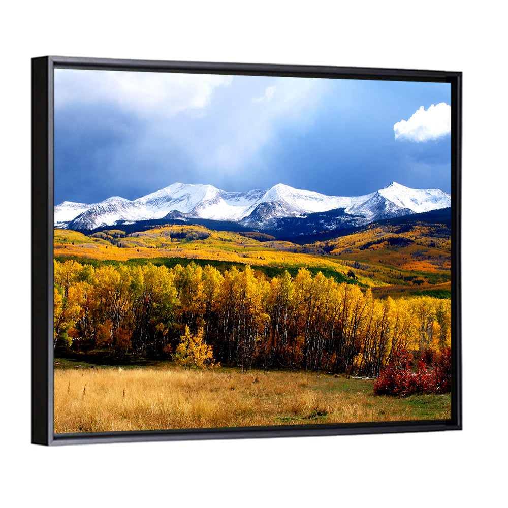 Crested Butte Autumn Mountains Wall Art