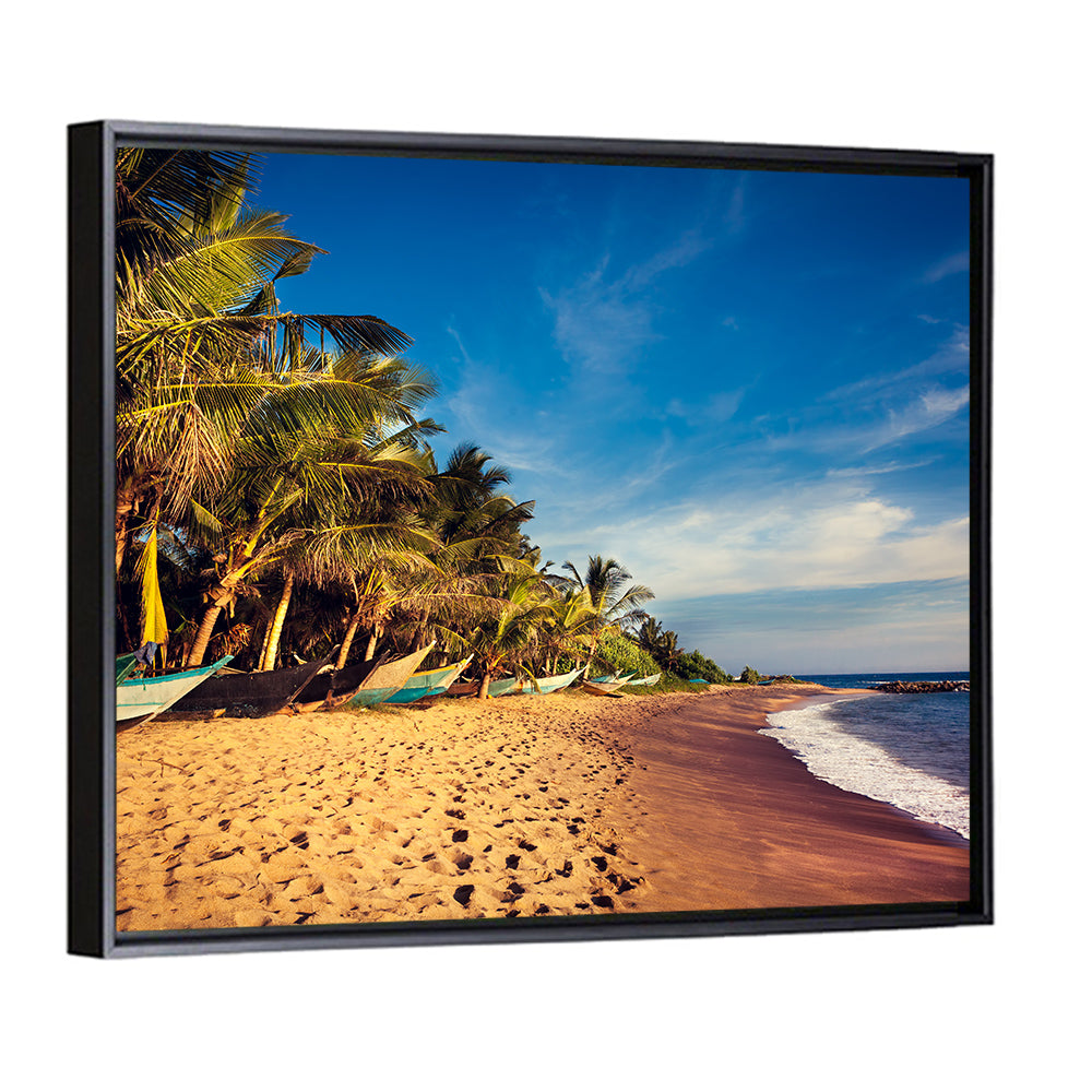 Mirissa Beach Morning Light Wall Art