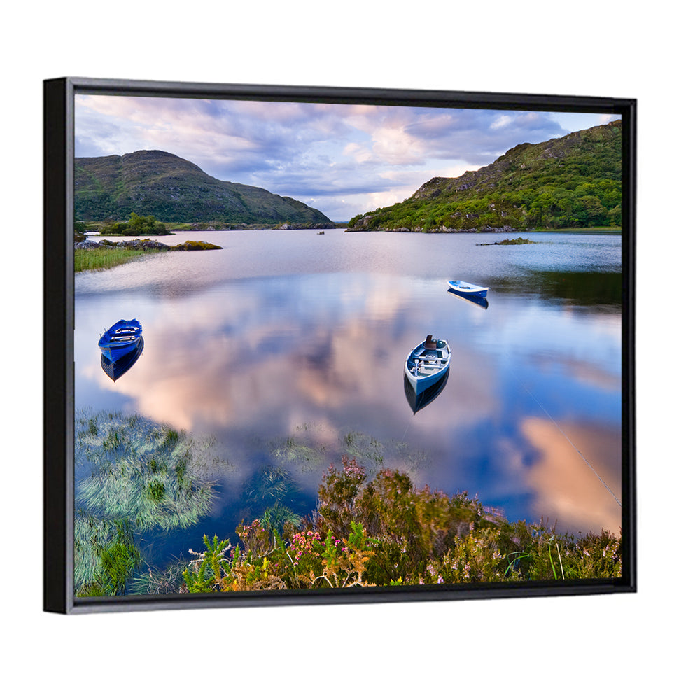 Lough Leane Rowboats at Dusk Wall Art
