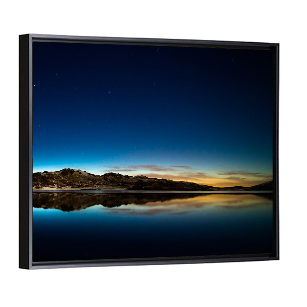 Kleifarvatn Lake at Dusk Wall Art