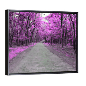 Autumn Forest Road Wall Art