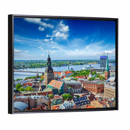 Riga Cityscape Wall Art