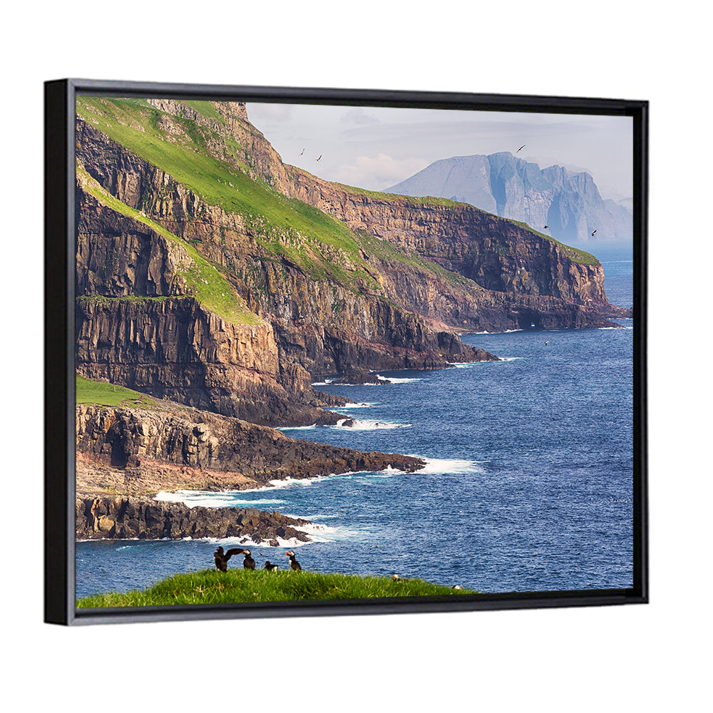 Mykines Cliffs, Faroe Islands Wall Art