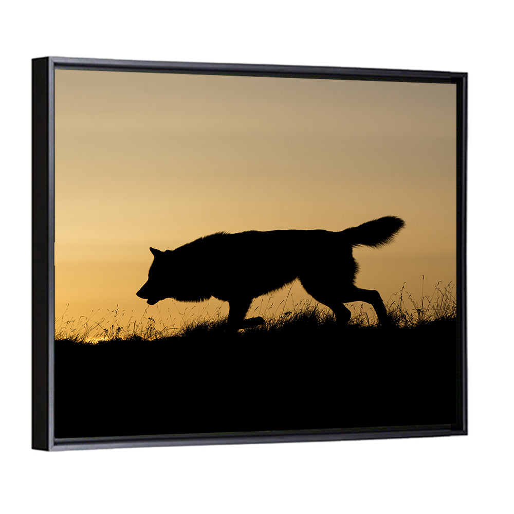 Hunting Wolf Wall Art