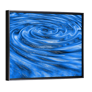 Digital Blue Waves Wall Art