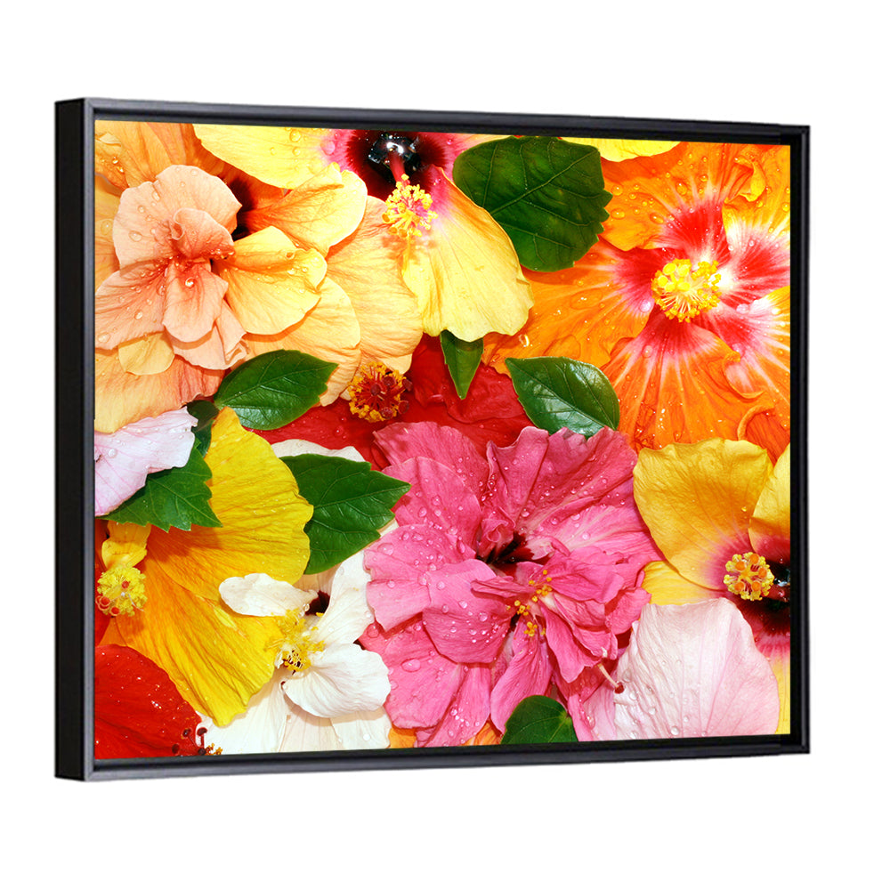 Vibrant Hibiscus Close-up Wall Art