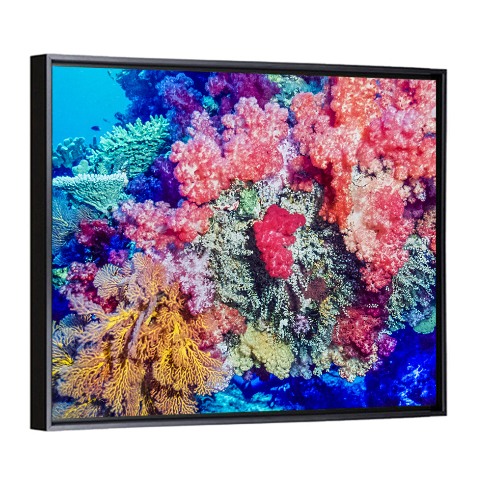Vibrant Coral Reef Wall Art
