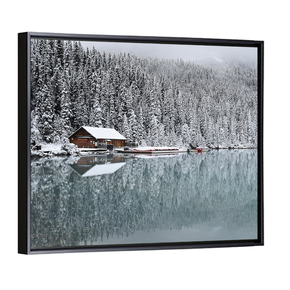 Lake Louise Winter Reflection Wall Art