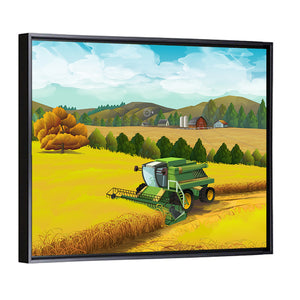 Rural Farm Landscape Wall Art