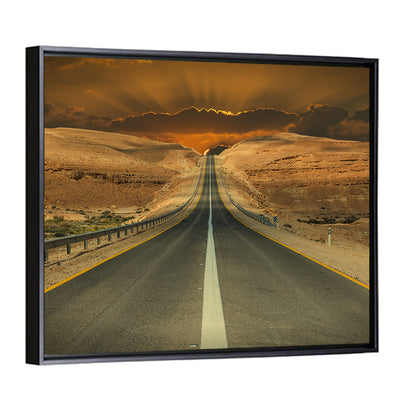 Negev Desert Road Wall Art