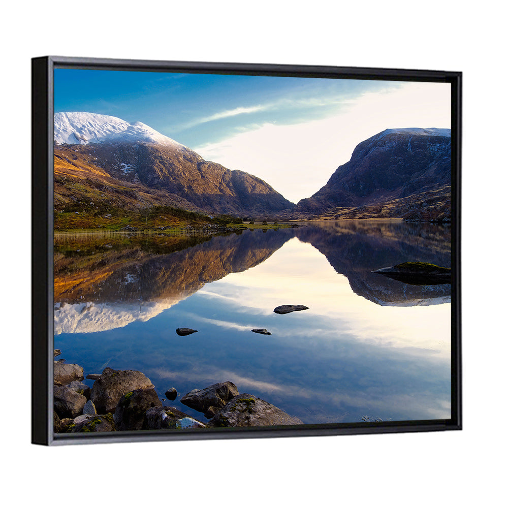 Auger Lake Morning Reflection Wall Art