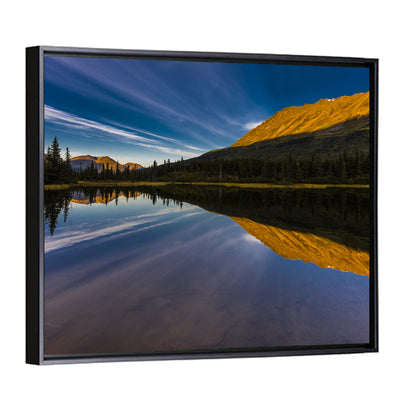 Rainbow Lake in Aleutian Mountains Wall Art