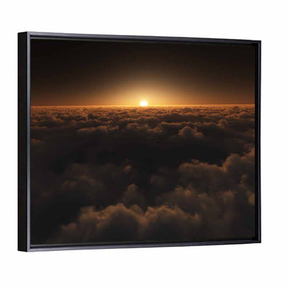 Scenic Clouds Sunset Wall Art