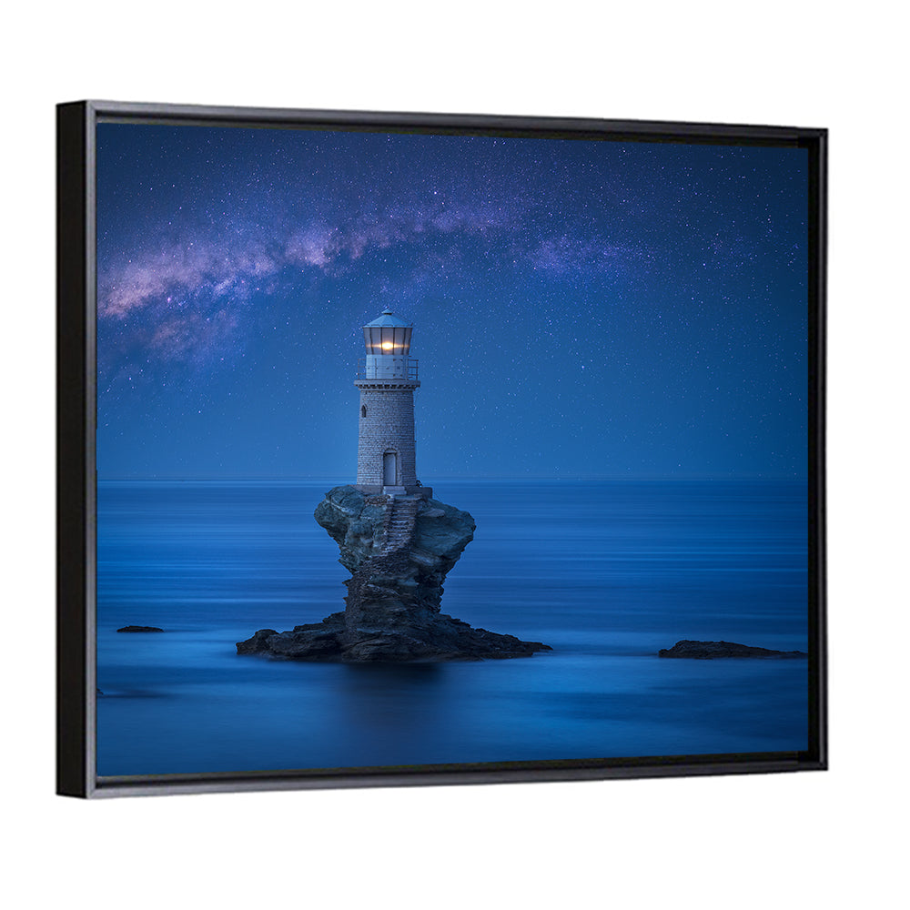 Tourlitis Lighthouse Nightscape Wall Art