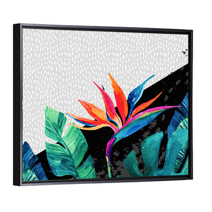 Exotic Flower Illustration Wall Art