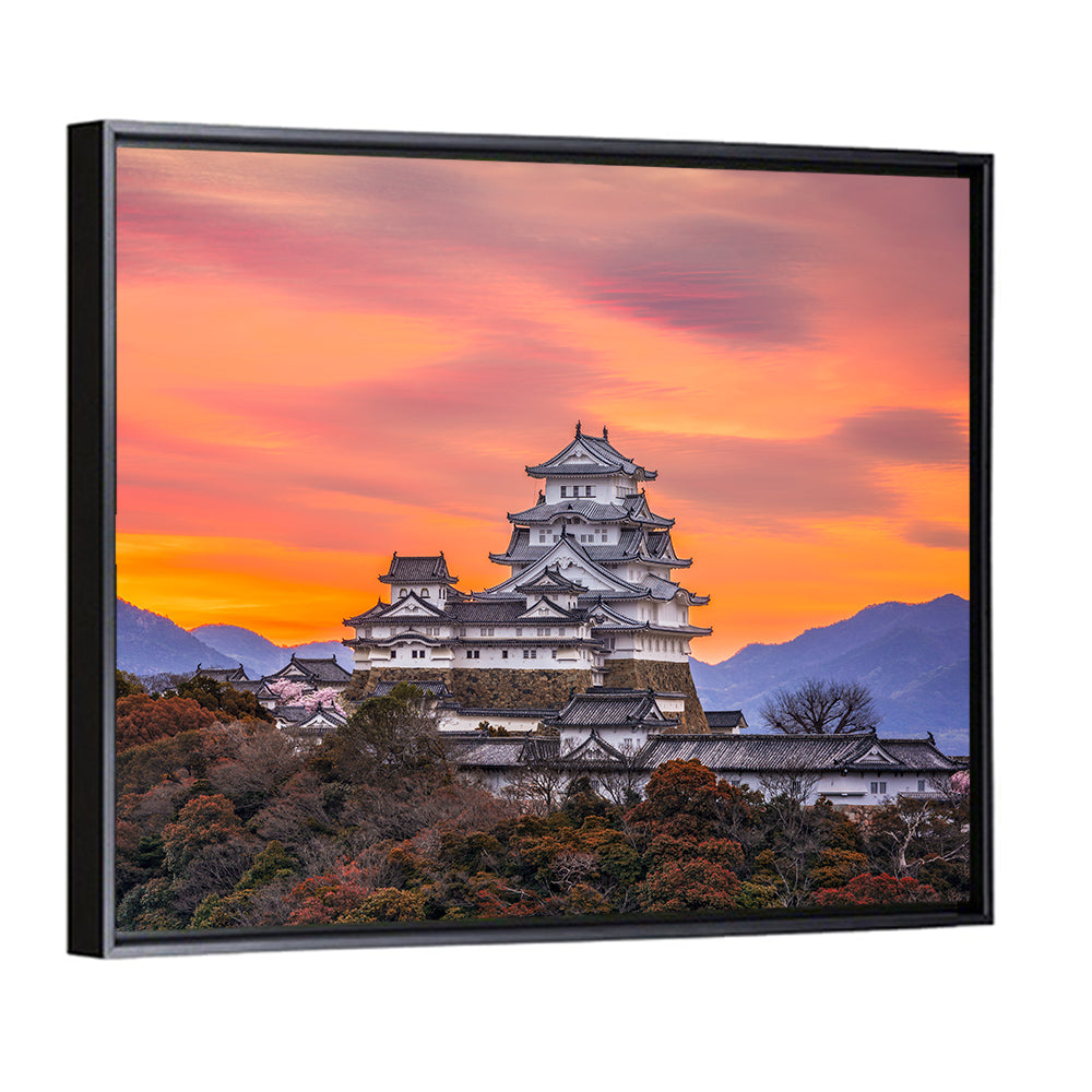 Himeji Castle at Sunrise Wall Art