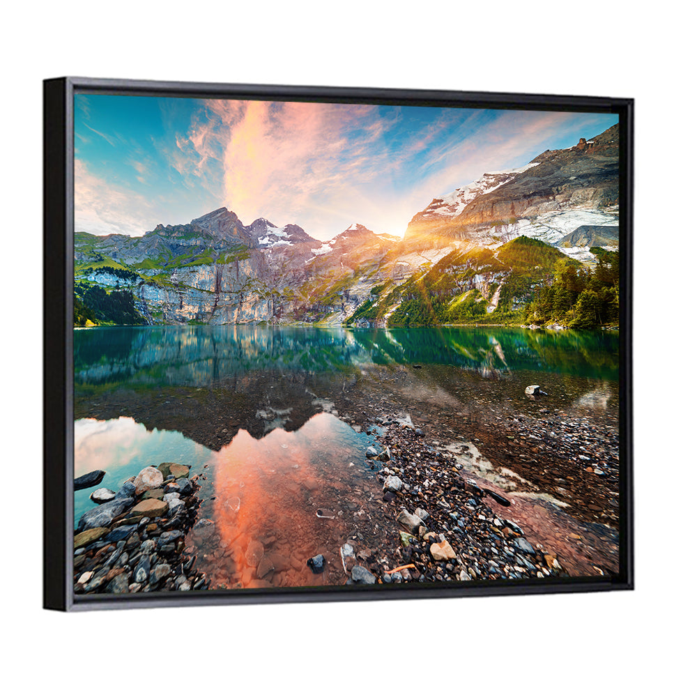 Oeschinensee Reflection Wall Art