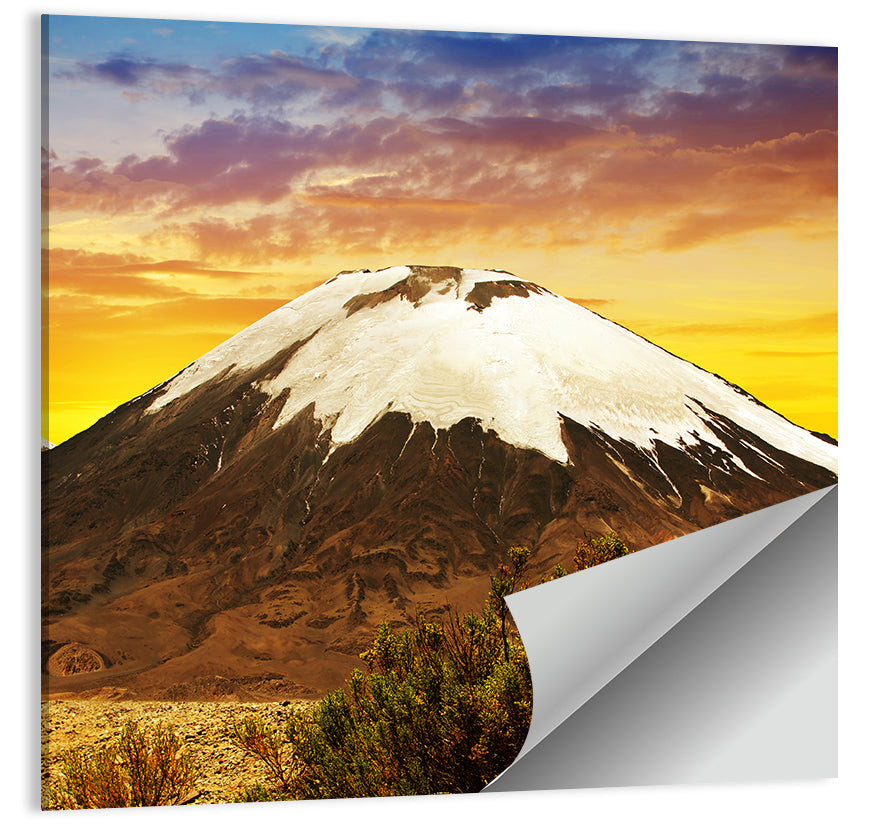 Parinacota Volcano Wall Art
