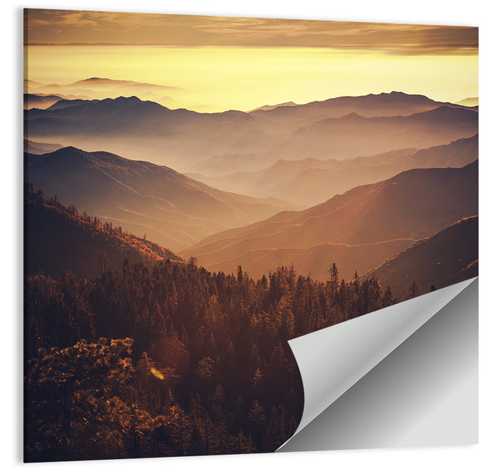 Sierra Nevada Mountains Wall Art as a poster print