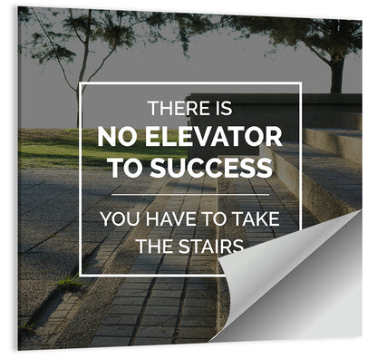 Elevator to Success Wall Art