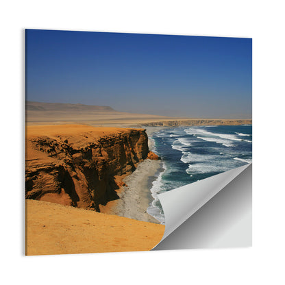 Peru Red Beach Wall Art