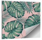 Areca Palm and Monstera Leaves Wall Art