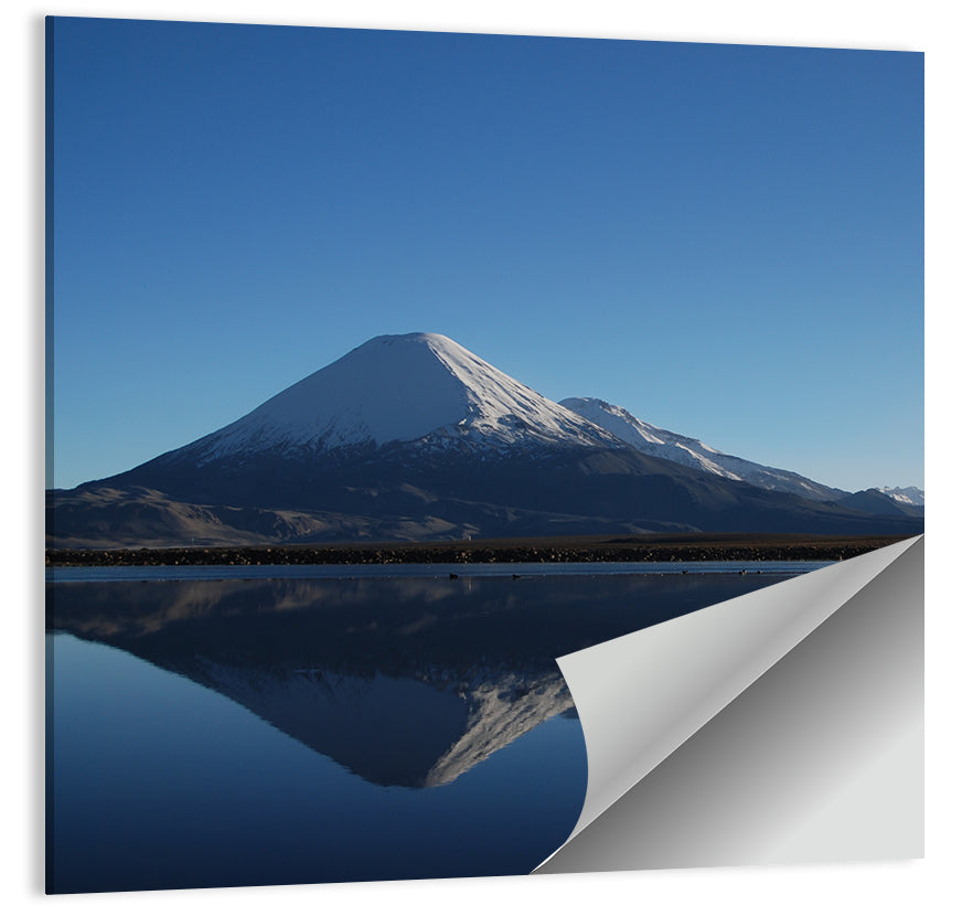 Chungara Lake Reflection Wall Art