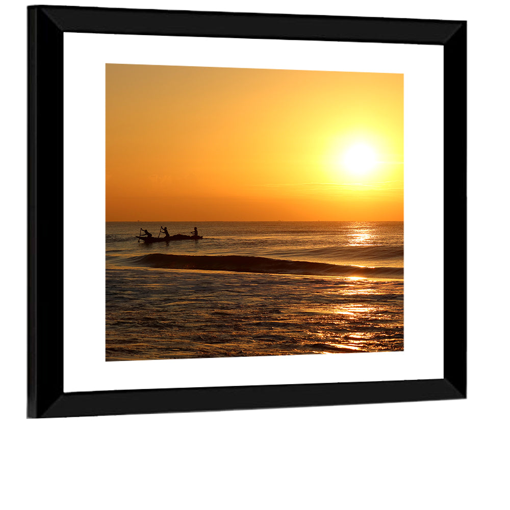 Puri Beach Sunrise Wall Art