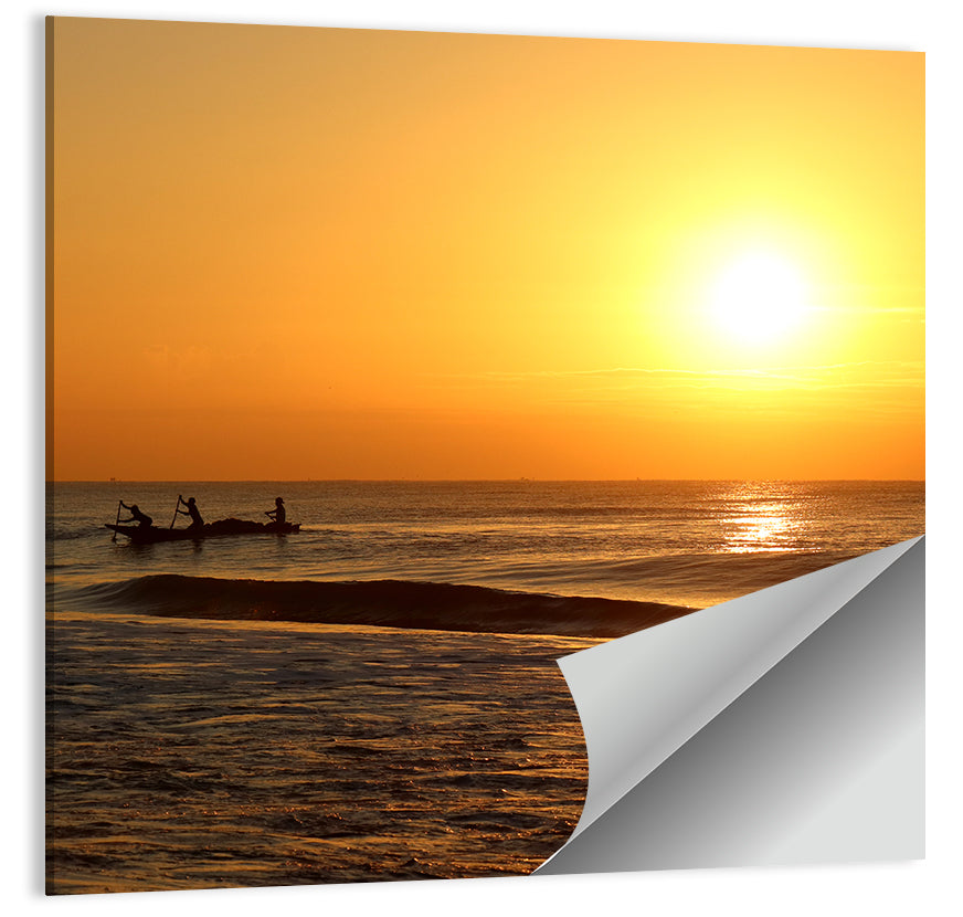 Puri Beach Sunrise Wall Art
