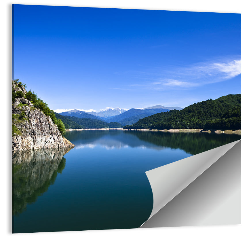 Calm Mountains Lake Wall Art