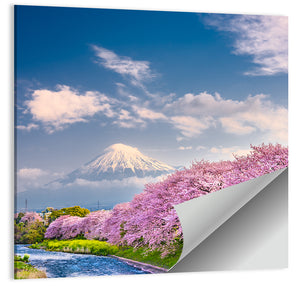 Mt Fuji Spring Wall Art