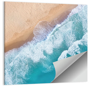 Beach Sea Waves Wall Art