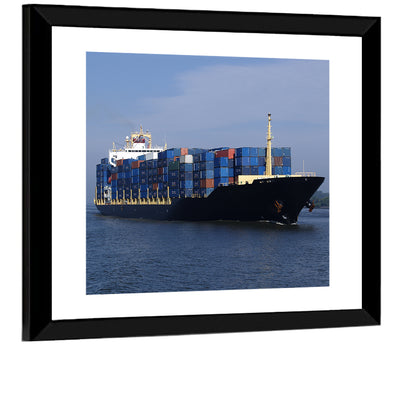 Container Ship Wall Art