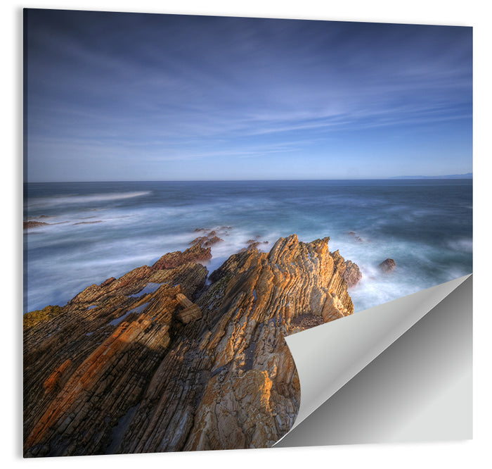 Montana De Oro Golden Coastline Wall Art as a poster print