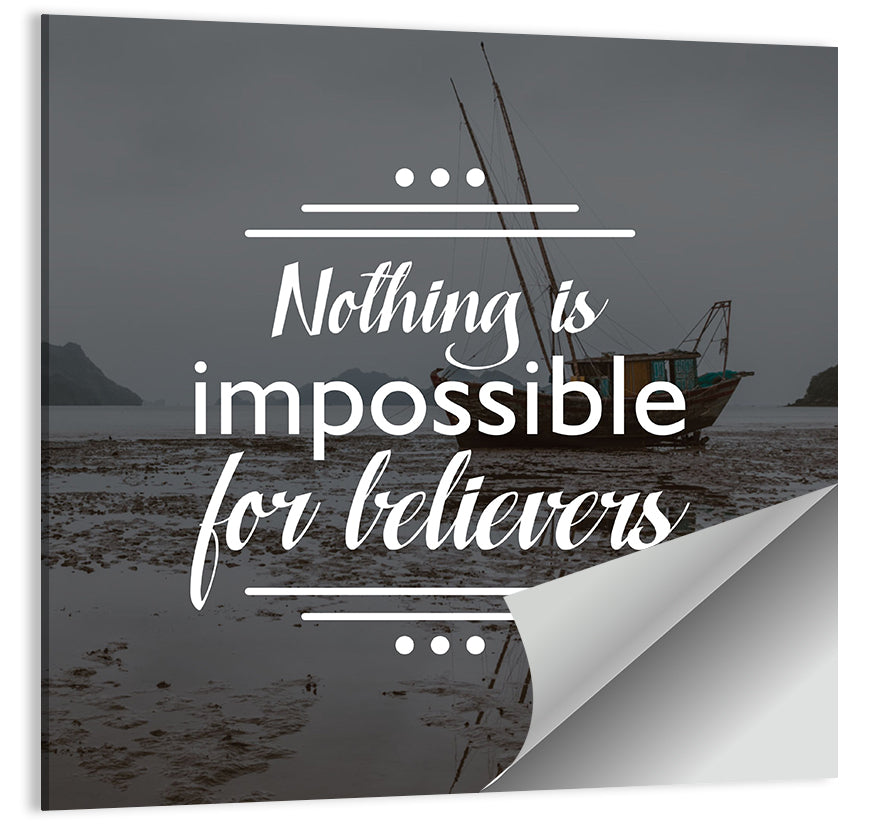 Nothing is Impossible I Wall Art