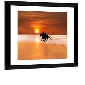 Horse Galloping Wall Art