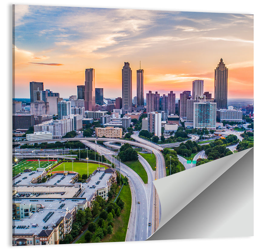 Atlanta Downtown Wall Art