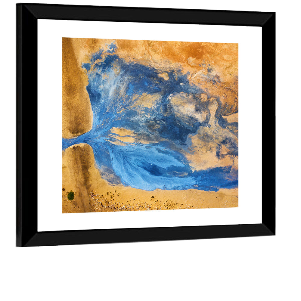 Geysers Valley Aerial View Wall Art