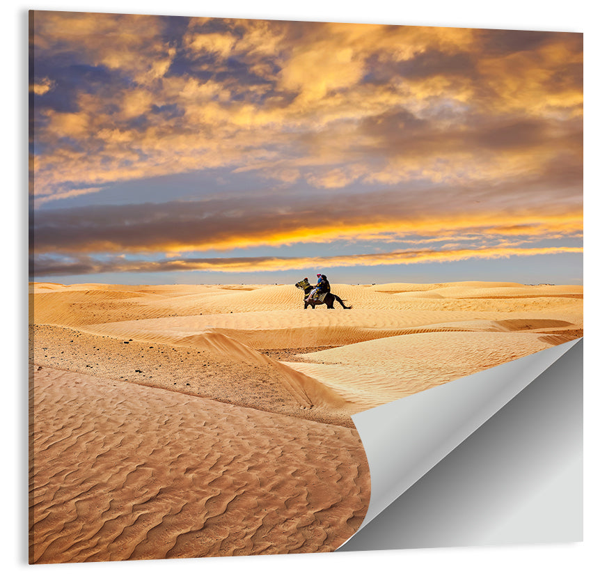 Sahara Desert Rider Wall Art