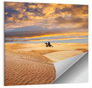 Sahara Desert Rider Wall Art