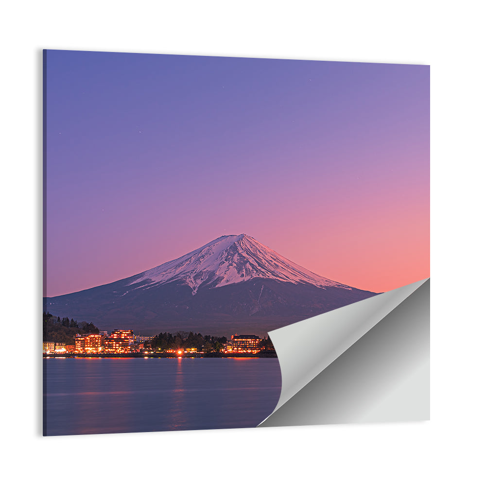 Mount Fuji Over Lake Kawaguchi Wall Art