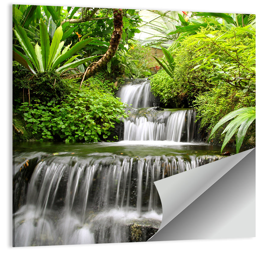 Rain Forest Waterfall Wall Art